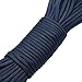100ft Type III 7 Strand Core Paracord 550 Parachute (40# Navy Blue)