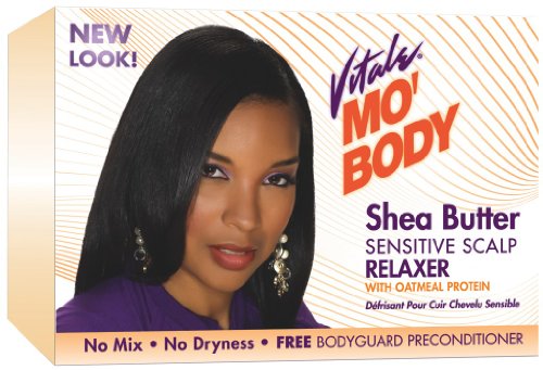 Vitale Mo Body Sensitive Scalp No Lye Relaxer Kit 1 Application image 2