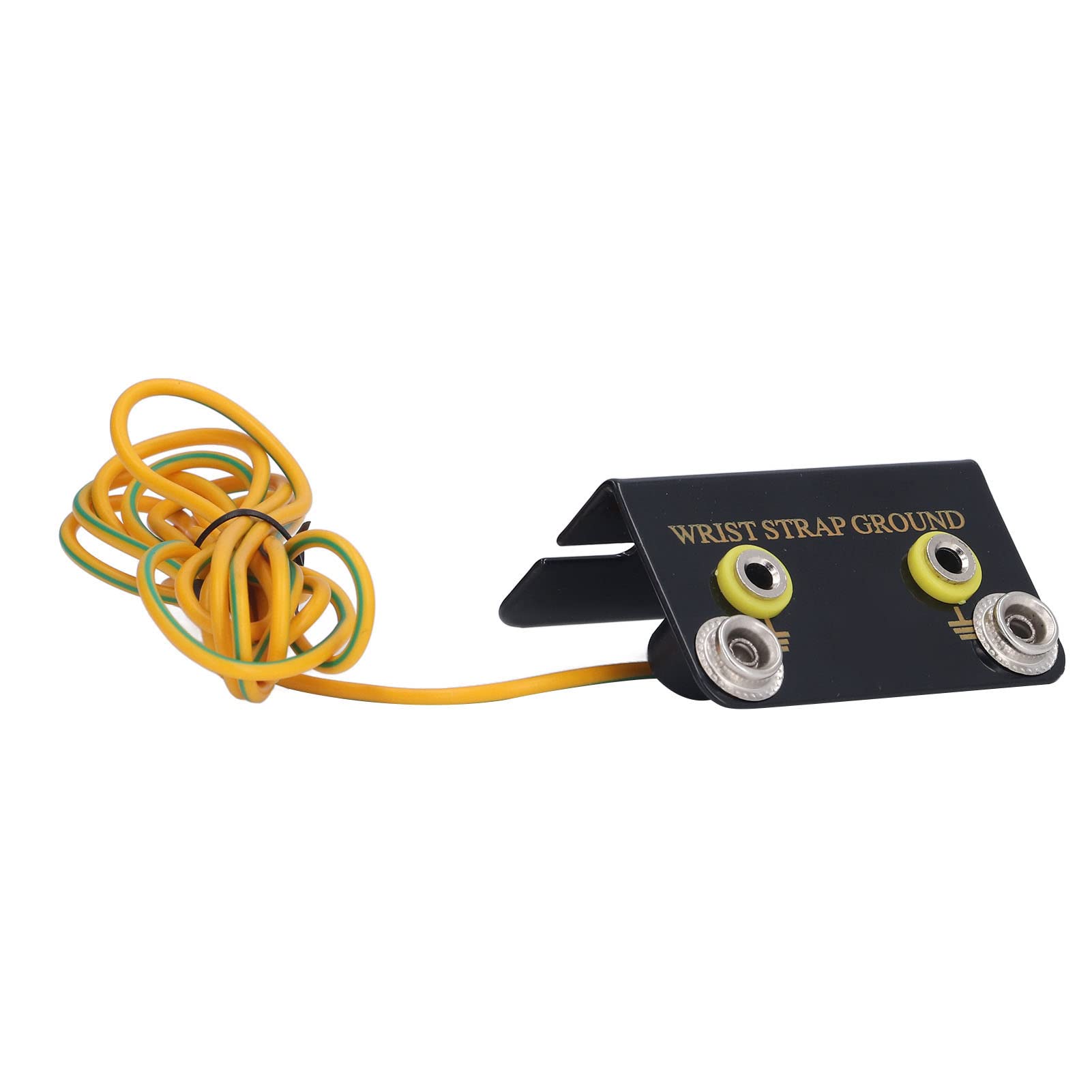 5er-Set ESD-Erdungsbuchse Für Handgelenkschlaufe – L-förmiger Anschluss, 175 Cm Kabel, Für Arbeitsstationen & Elektronik