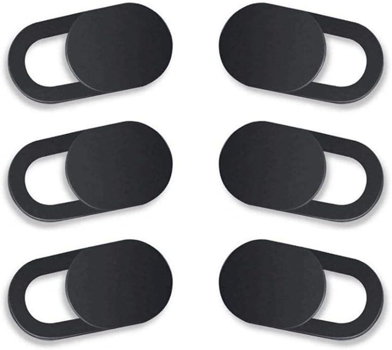 Webcam Cover, MOGOI 6 Pack Ultra Thin 0.03inch Web Camera Cover Slide with Strong Adhesive for Laptop Desktop PC Macboook Pro IMac Mac Mini Computer Smartphone, Protecting Privacy and Securtiy