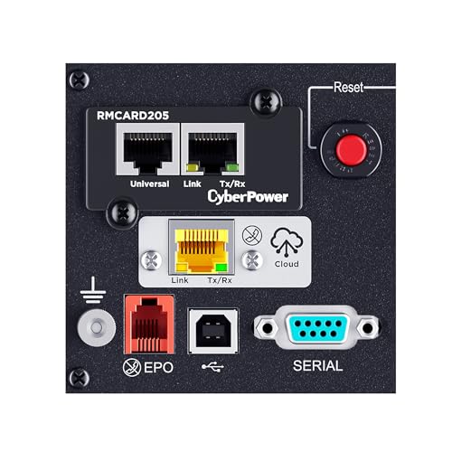 Image of CyberPower PR1000RT2UCN Smart App Sinewave UPS Battery Backup and Surge Protector, 1000VA /1000W, 8 Outlets, 2U Rack /Tower, AVR, Pre-Installed RMCARD205, Built-in cloud monitoring, UL Certified
