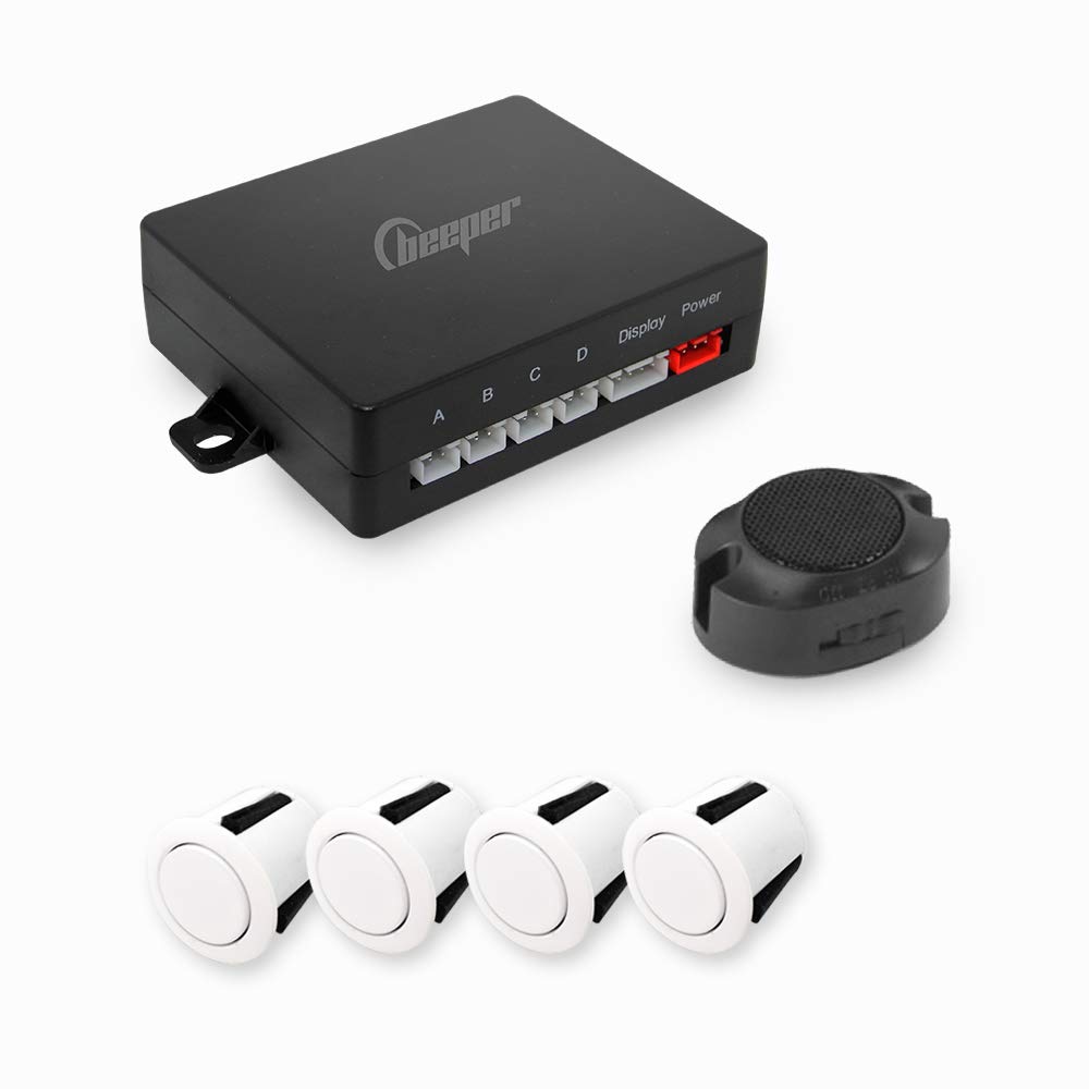BEEPER Radar de recul 4 capteurs Blancs RE002A/4-B
