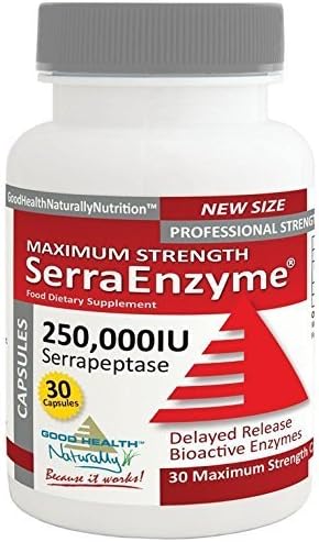 SerraEnzyme 250,000iu - 30caps by SerraEnzyme