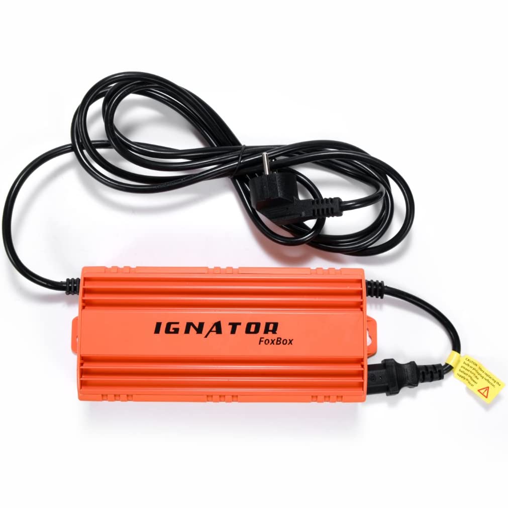 Balastro Electrónico FoxBox 600W (Plug & Play) Incluye Cable para Reflector 1.5M con Clavija Plug & Play