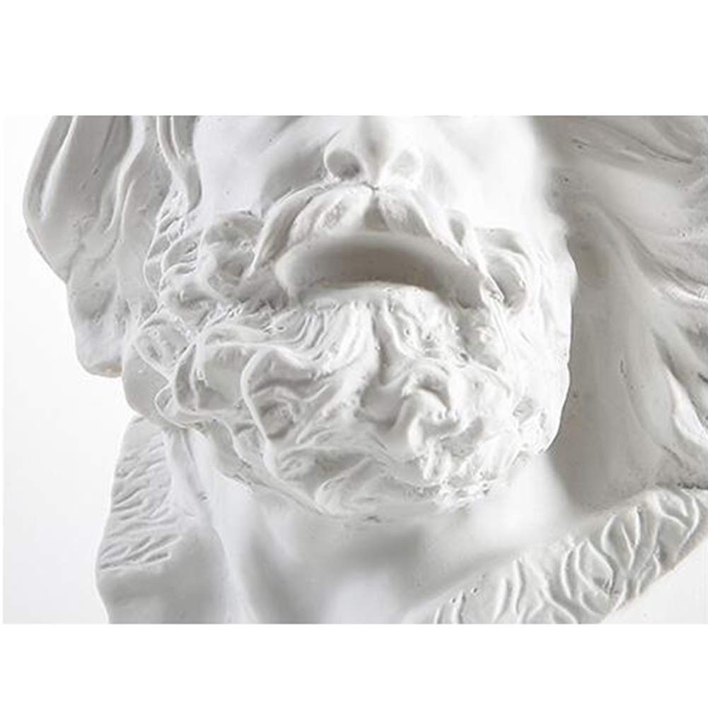 Busto di David Scultura Classica Statuina Greca Artigianato Decorazione per la Casa Ornamenti da Schizzo Regalo