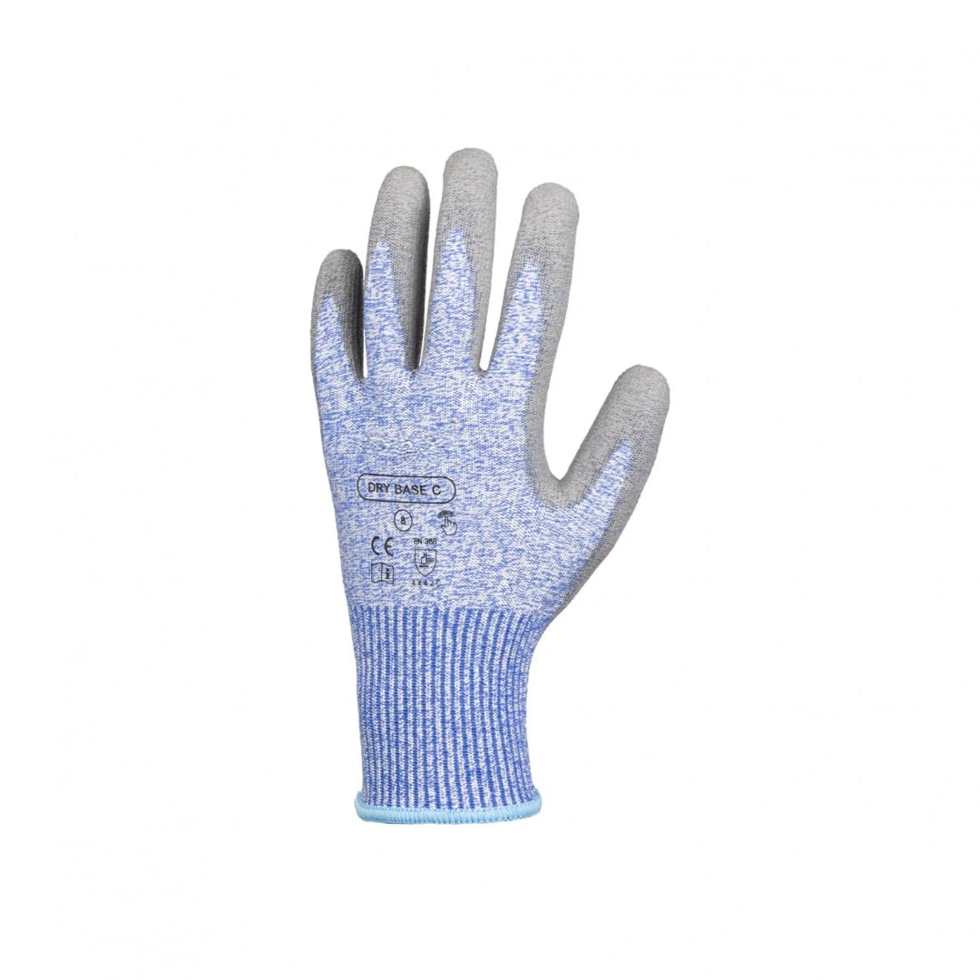 Juego de 10 pares de guantes de manipulación, puerto de cargas, astilleros BTP, logística e industria, guantes de protección anticortes, paquete de 10 pares (T8)