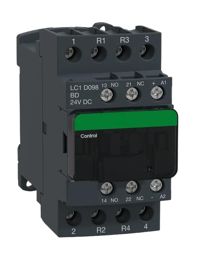 QfUxYYSLD 4 Stage Contactor LC1D098 BD M7C F7 MD FDC 2NO+2NC 24VDC Contactor(LC1D098 FDC DC110V)