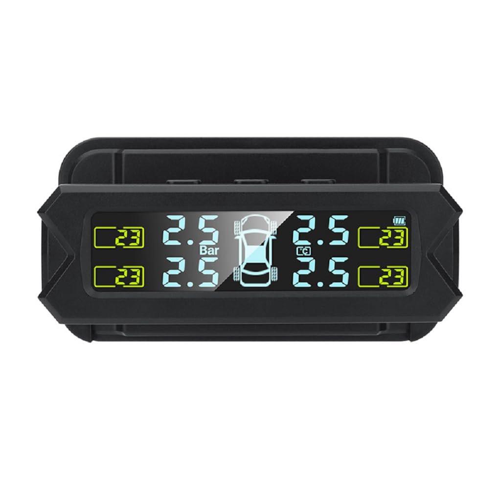Rilevatore automatico del Per sistema di pressione dei pneumatici con sensori esterni con allarmi di sicurezza Misurazione del display digitale LCD in tempo reale