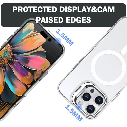 Coque iPhone 16 Pro Max fine transparente antichoc béquille anneau aimanté - 6