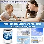 Cutiesky Multi-Function Portable Mini Shoes & Clothes Washing Machine, Semi-Automatic, 9.9 lbs Capacity, Top Load, Black, Moderate Efficiency