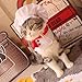 XISAOK Dog Cats Chefs Costume Set Cosplay Halloweens Party Cook Outfit Pet Clothing for Halloweens and Cosplay Event