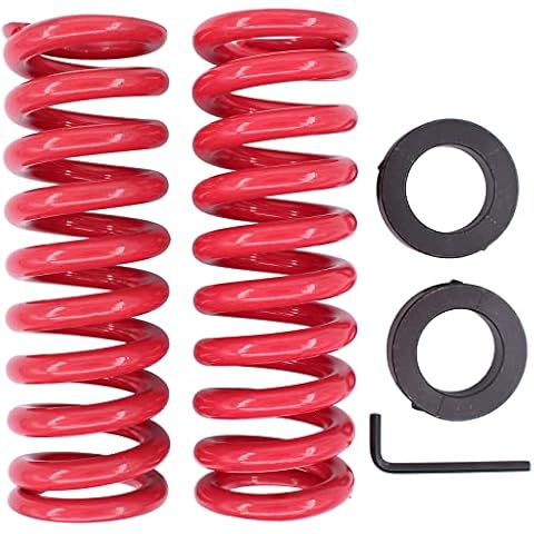 XtremeAmazing Heavy Duty Rear Coil Shock Springs Kit for Yamaha G29 Gas and Electric Golf Cart G14 G16 G19 G20 G22 G29 Cover