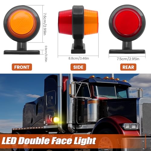 Luces de posición lateral LED para prevenir riesgos en carretera 4