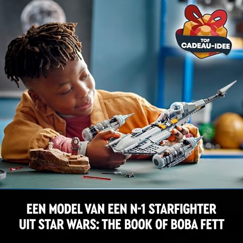 LEGO Star Wars: De Mandalorians N-1 Starfighter Bouwpakket voor Kinderen uit Het Boek van Boba Fett, met Bouwbaar Speelgoed Baby Yoda en BD Droid figuren, Cadeau voor Jongens en Meisjes 75325 - Afbeelding 3