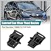 RATCHROLL 1 Pair Sunroof Sun Visor Fixed Buckle Sun for Honda CR-V CRV 2017-2021 Panoramic Sunroof Sun Visor Repair Slide Buckles Left Right Side LH RH POM Plastic Black Car Parts