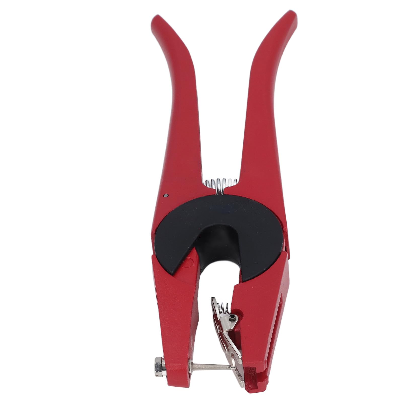 1-100 Marchi auricolari numerati per bestiame Marchio auricolare per animali con applicatore per bovini, cavalli, suini, ovini (Yellow Ear Tag with Red Pliers with 2 Ear Tag)