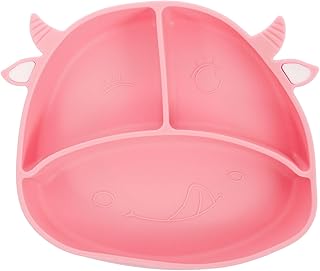 NOLITOY 1 Peça Prato Infantil Prato De Comida De Desenho Animado Prato De Refeição Infantil Prato De Almoço Placa Dividida De Sucção Prato Divisor De Comida Prato De Pão Bandeja De Comida