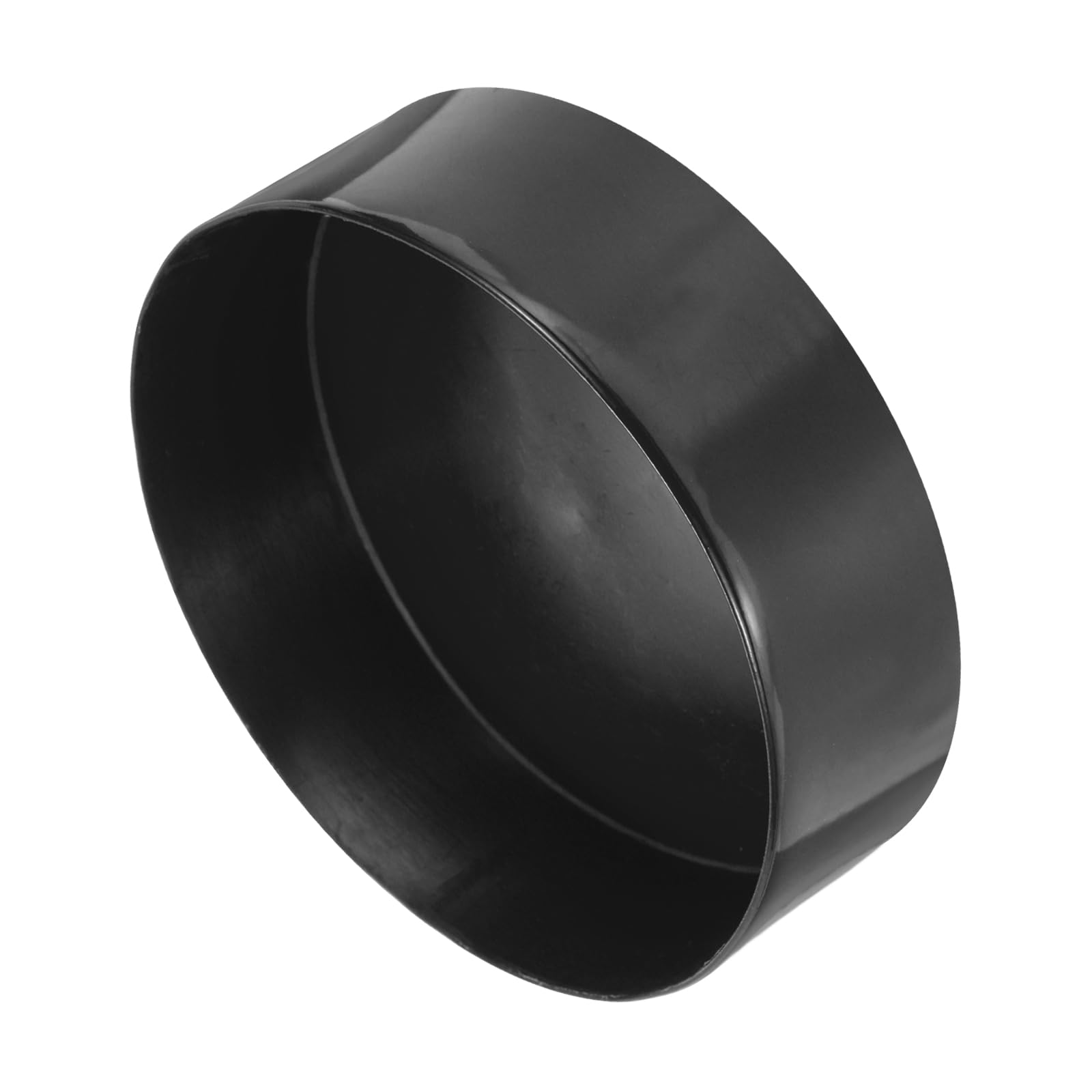 sourcing map 170mm(6.7") ID Rubber End Caps, Round Vinyl Plug Insert Plastic End Caps for Tubing, Fence, Pipe Post, Furniture, Railing, Black, 80mm Height