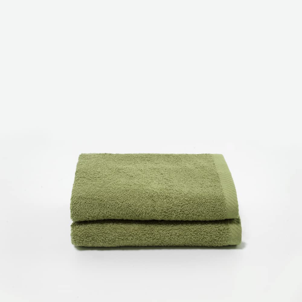 Top Towel - Plus - Large bath towels - Bath towels - 2 face towels or bidet - 30x50cm - 100% cotton - Sheet