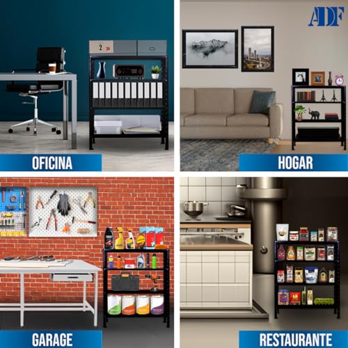 La Mejor Selección de Estantes ajustables metal que puedes comprar esta semana. 12 Imagen adicional