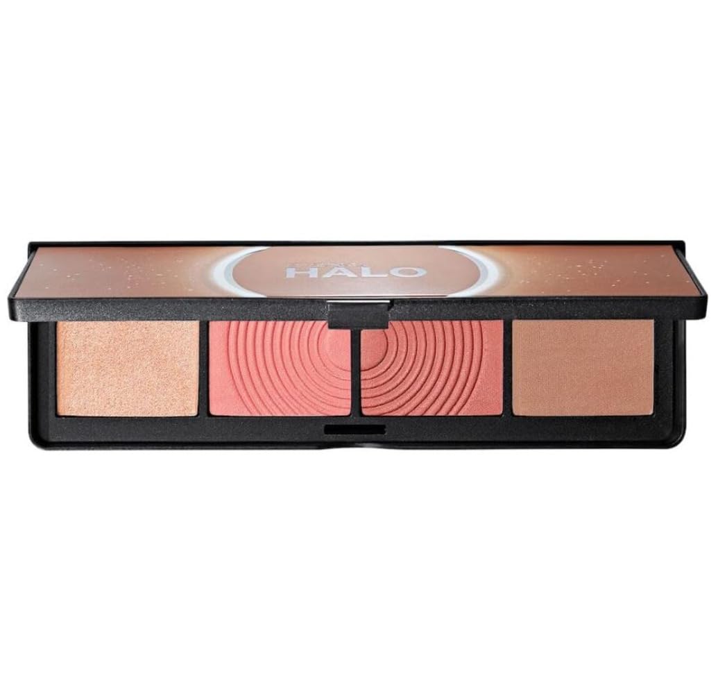 Smashbox Halo Sculpt + Glow Face Palette | Vitamin E, Long Lasting, Contour + Highlighter, 0.55 Ounce, Back To Cali