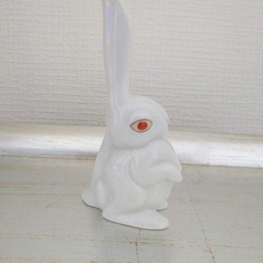 HEREND ヘレンド 立ち耳 うさぎ フィギュリン Amazon.co.jp: HEREND ヘレンド 片耳立てうさぎ フィギュリン