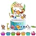 15PCS Cake Toppers Zoo, Kuchendeko Tiere, Geburtstag Tortendeko Junge, Tortendeko Karikatur, Kuchen deko Junge, Tier Kuchendeckel Topper,Schungel Themed Kuchendeckel, Cupcake Muffin Torten Deko