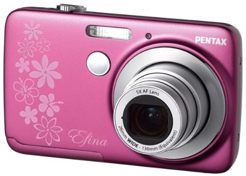 Buy Pentax 12647 14MP Digital Still Camera (Efina Pink) with 5X