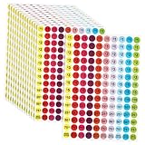 LAPYAPPE 15 Blätter Preisaufkleber Für Secondhand-markt Kreisaufkleber Als Preisschilder Einzelhandelsaufkleber Aus Papier Verkaufsaufkleber Für Bögen