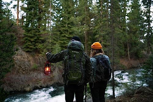 Stansport 12" Hurricane Lantern (127) - Timeless Vintage Design for Camping, Cabins and Emergencies – Classic Red 12-inch Lamp with Handle, Outdoor and Indoor Use