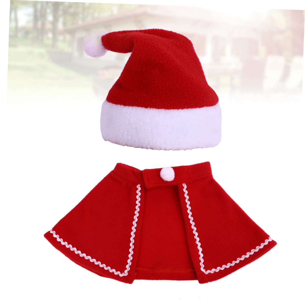 HMJGDHX 4 Pezzi Divertente Costume da Animale Domestico Mantello per Cani per Natale Festa per Animali Domestici Vestiti Cosplay Vestito per Cucciolo di Cane
