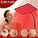 Red Light Therapy for Face and Body, LHPY Red Infrared Light Therapy Lamp with Stand Led 660nm Red Light-Therapy& 850nm Infrared Light Device for Body