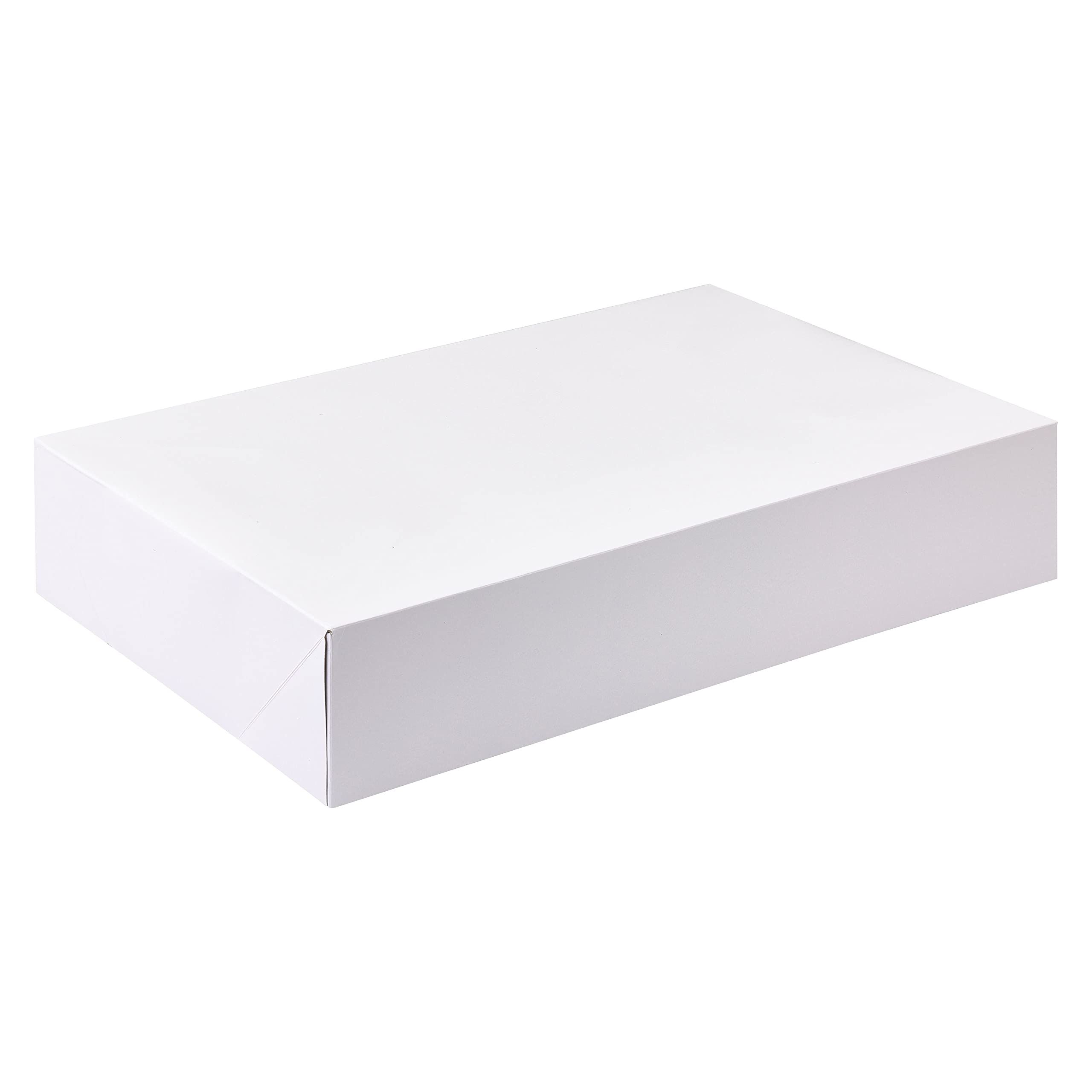 Celebrate It Makery 2 Count (12 total) 19” x 14” White Paper Cake Boxes - Fits 18" x 12" Sheet Cakes or 24 Cupcakes - Bulk 6 Pack