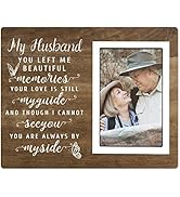 Memorial Gift for Loss of Husband - Memorial Picture Frames - Sympathy Gifts, Bereavement Gifts f...