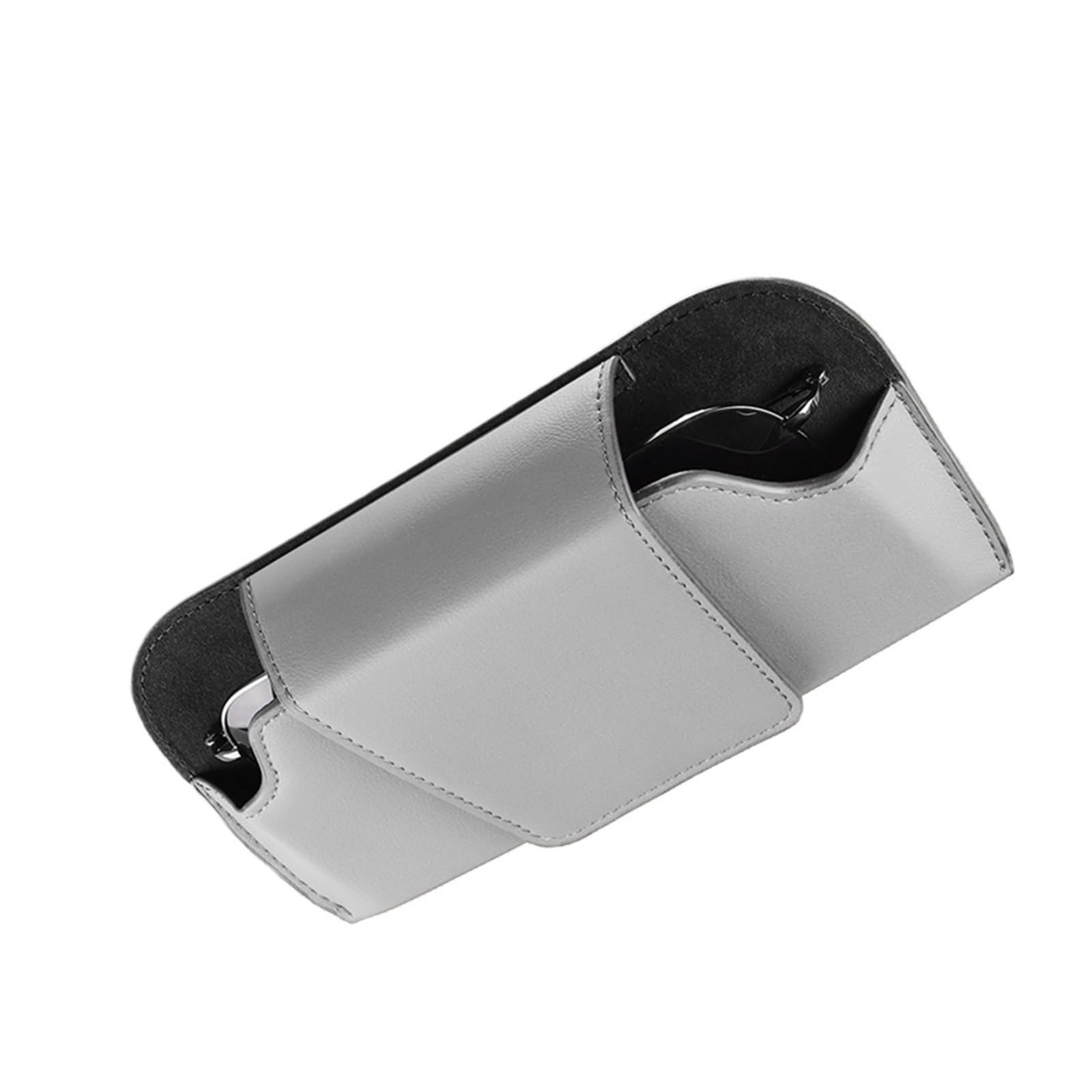 Brillenhalter FüR Auto General Motors Sonnenbrillenetui, Auto-Sonnenblende, Brillengestell, Sonnenbrillen-Aufbewahrungsclip, Auto, multifunktionales Aufbewahrungszubehör(Grey)