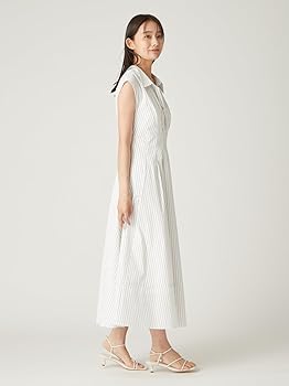 フレイアイディー 2wayネックフレアシャツワンピース FRAY I.D FRAY I.D フレイアイディー 2wayネックフレアシャツワンピース