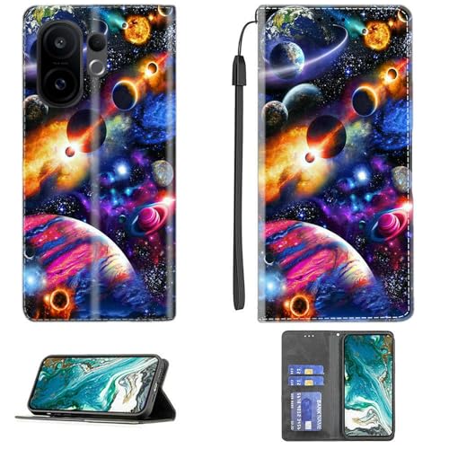 Custodia Comaptibile per Vivo S30 V2464A Case Cover Supporto Premium in PU con 9H HD Vetro Temperato CPT31