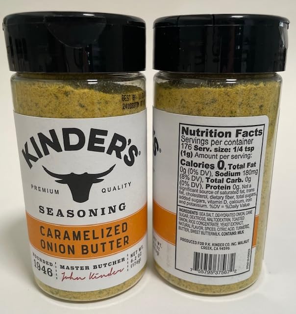 Seasoning Set, KINDERS, Pantry Assortment, The BBQ Blend, Caramelized Onion Butter, and The Steak Blend, Variety 3 pack and handy bottle opener - 4 items! - Image 5