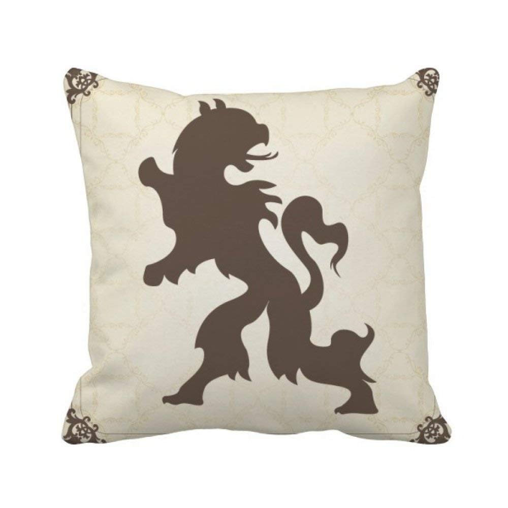 Housse de coussin aigle carré cadeau déco idéal pour aménagement intérieur