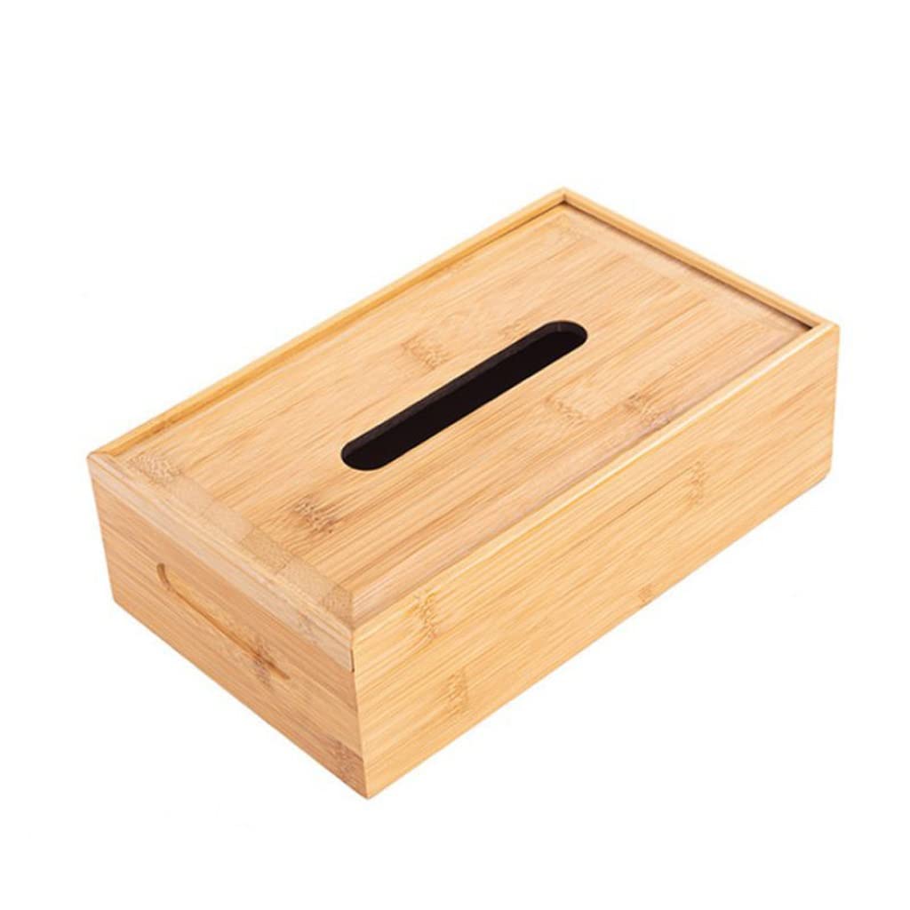 Boîte porte-serviettes en papier en bois noble et durable