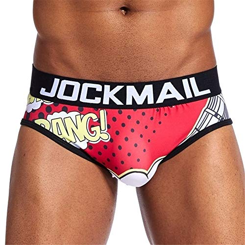 JOCKMAIL 4PCS/PACK Men Underwear Men Brief Men Solid Underpants Men Panties Soft Briefs