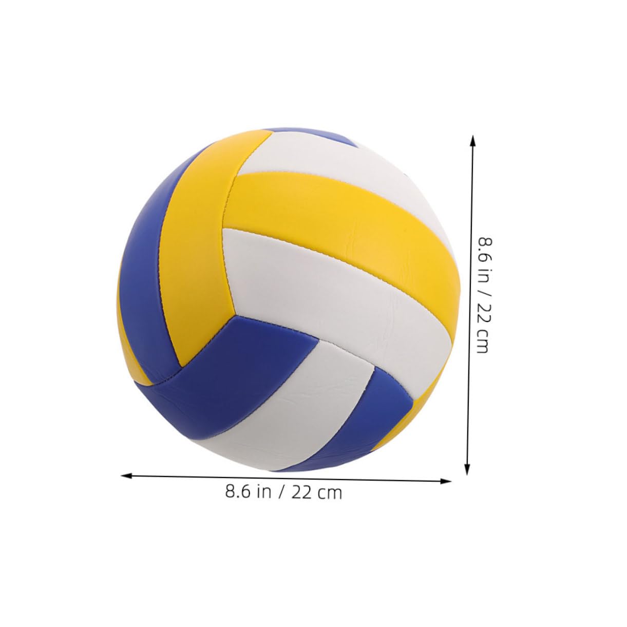 Toddmomy 2 Piezas Voleibol de Entrenamiento para Interior y Exterior Resistente y Duradero para Práctica de Voleibol Construcción de Material y Superficie para Agarre Cómodo Standard