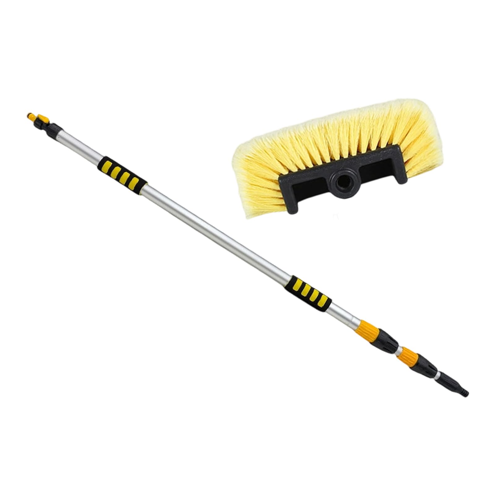Pulverizador de agua de longitud, cepillo de limpieza para coche, cerdas suaves, fregona de limpieza para un lavado seguro y eficiente, mango telescópico, cepillo de coche con pulverizador