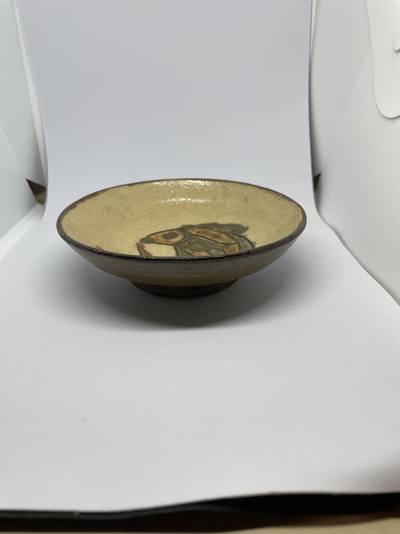 Amazon.co.jp: 金城次郎 壺屋時代作品 4寸皿 壺屋焼 民藝 やちむん