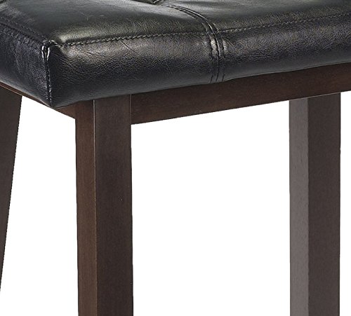 Winsome Mona Stool, 24", Antique Walnut - Image 9