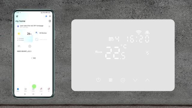 KETOTEK Smart Heizungsthermostat - WLAN Steuerung Für Deine Fußbodenheizung