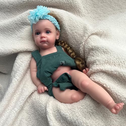Muñeca Reborn Bebé Realista de Silicona 20 Pulgadas miniatura 6