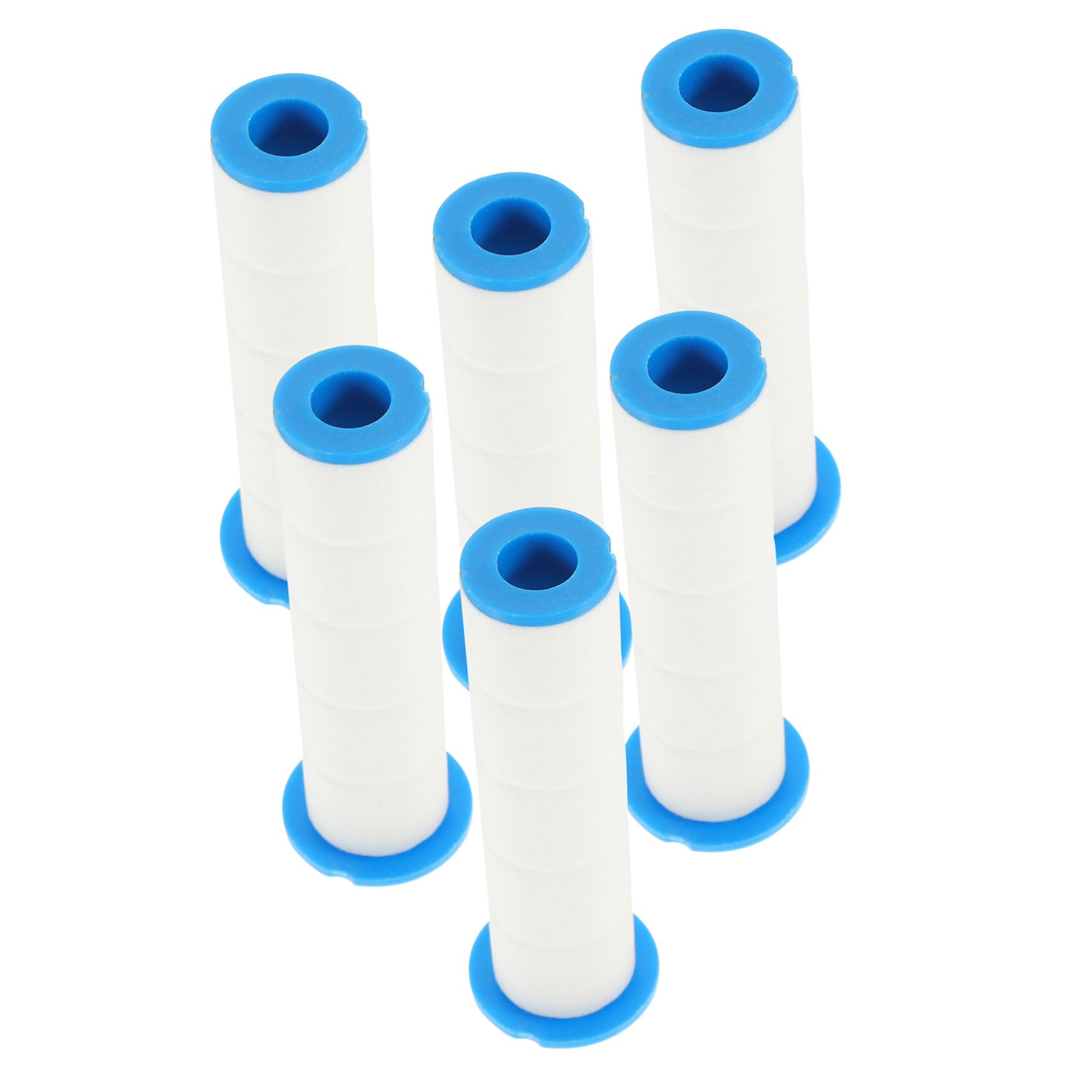 6 filtros de cabezal de ducha de alta presión, cartuchos de algodón PP reemplazables para una fácil limpieza y sistema de filtración de agua pura de baño para una experiencia de ducha similar al spa