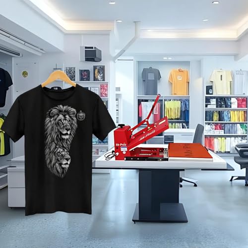 Image of My Print | AutoUp with Slider | Heat Press Machine | Heavy Duty | Multi Purpose Use | DTF Printing |Sublimation Printing | Vinyl Printing | Screen Printing | Fusing Machine [ AutoUp With Slider 15X15] (AutoUP with Slider 15x15)