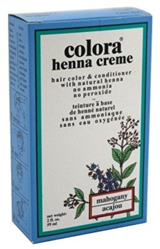 Colora Henna Creme Hair Color Mahogany, 2 oz (Pack of 7)